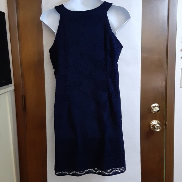 NWOT STUDIO ONE NEW YORK LACE SHEATH DRESS/ SIZE 18 - Picture 3 of 13